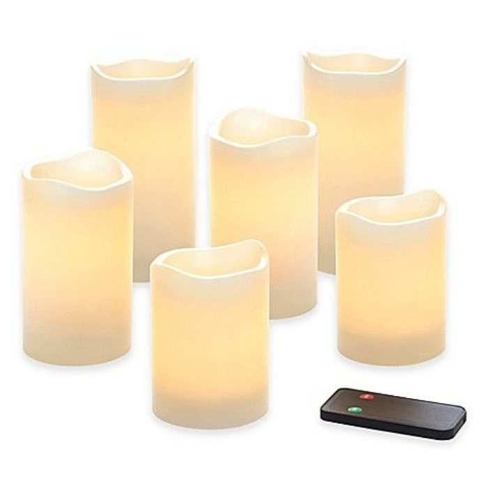 Led kaarsen (6 stuks)