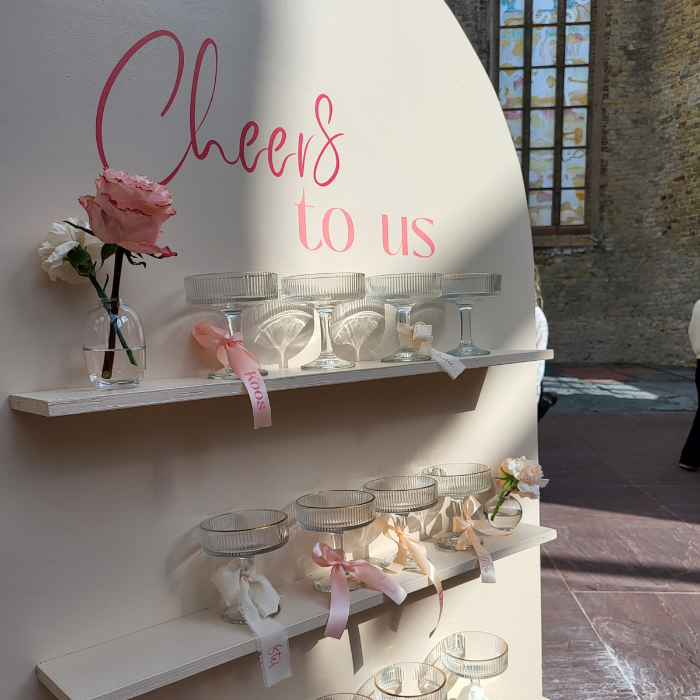 Champagne wall