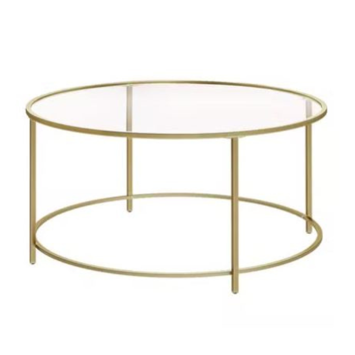 Salontafel rond goud