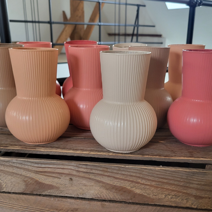 Vazenset peach (set van 10)
