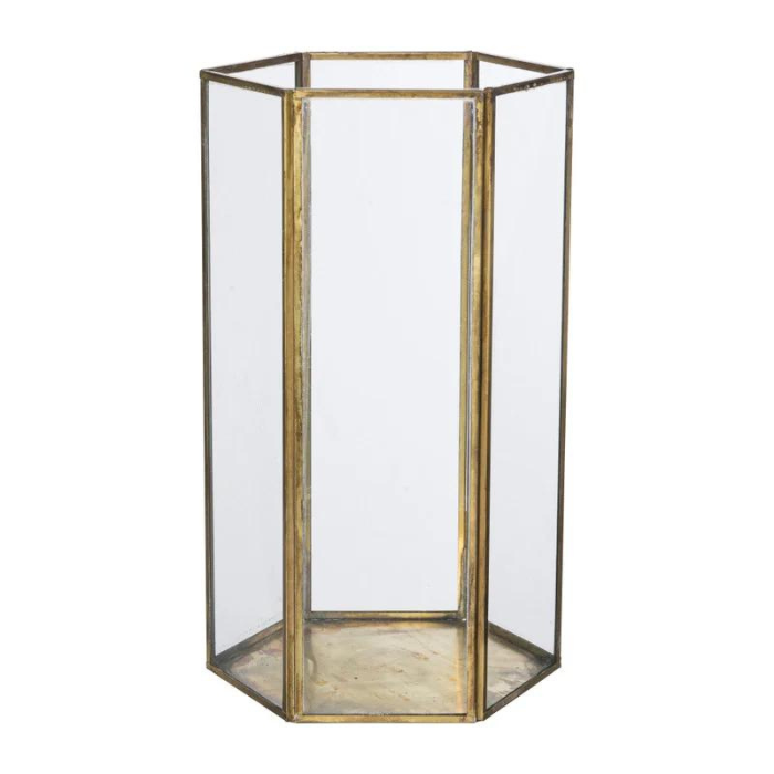 Gouden windlicht (maat M)