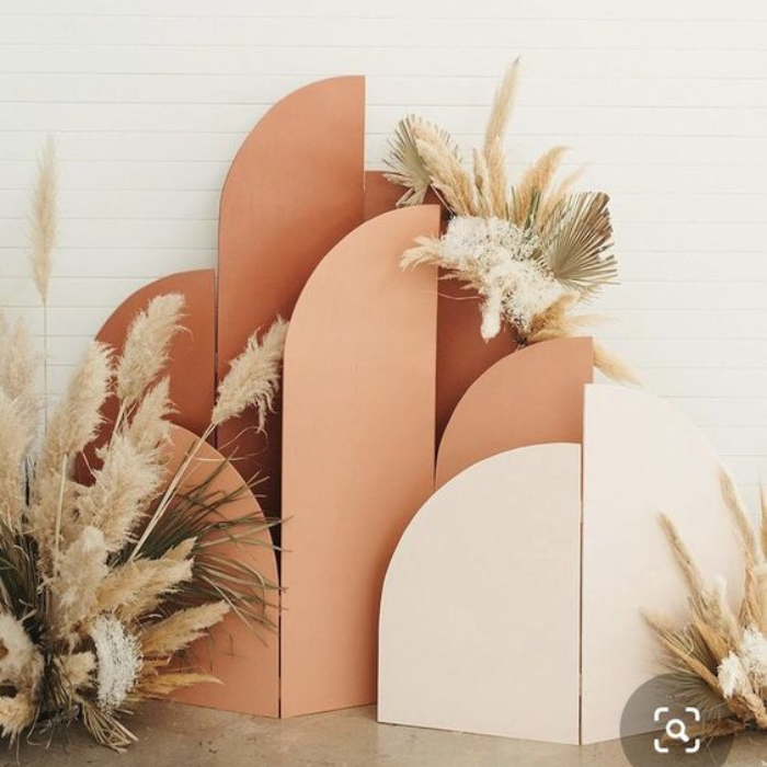 Houten backdrop op maat