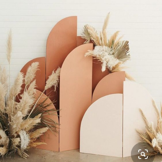 Houten backdrop op maat