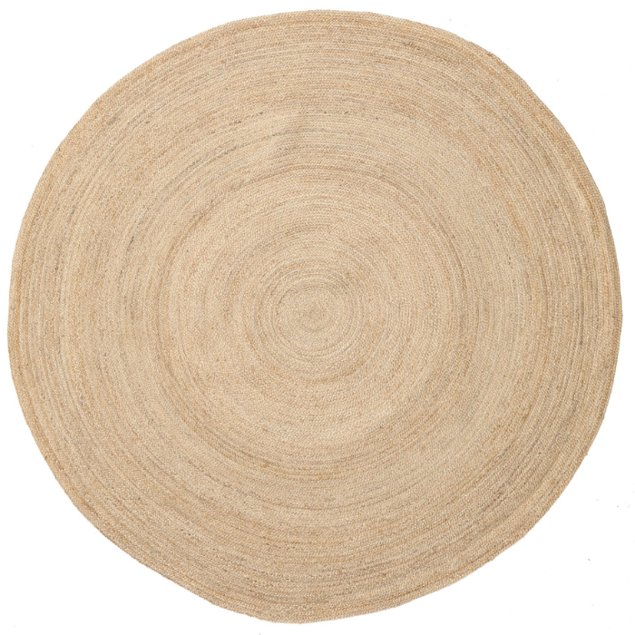 Jute vloerkleed rond (200 cm)
