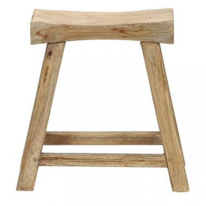 Houten zadelkrukje