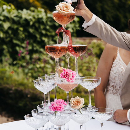 Champagneglas Rose