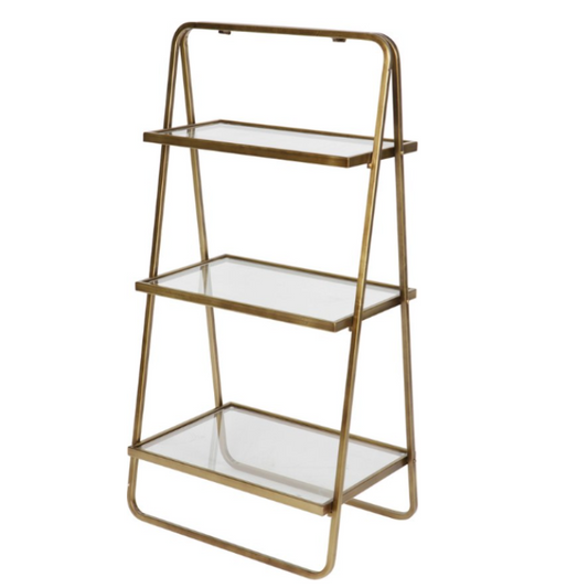 Gouden etagère XL