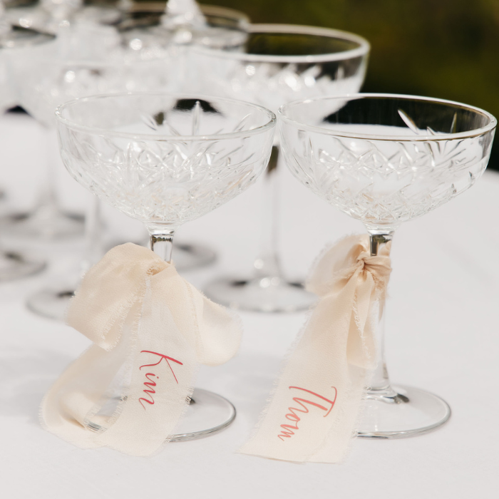 Champagneglas Rose
