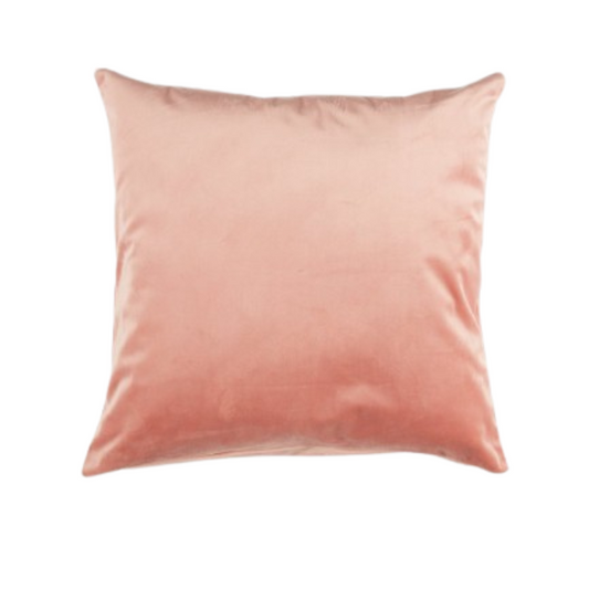 Kussen velvet zachtroze